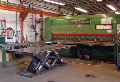 Our four Press Brakes can handle material as thin as 20 gauge and up to 3/8 thick, by 12 feet in length. We can form ½ thick material by 6 feet in length.