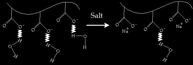 Hydration - effect of salt