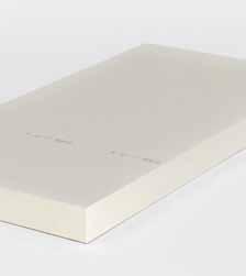Lightweight High thermal performance UTHERM Flat Roof PIR M λ 0,025-0,027 W/mK Board Size: 1200 mm x 600 mm 30 mm - 50 mm thickness