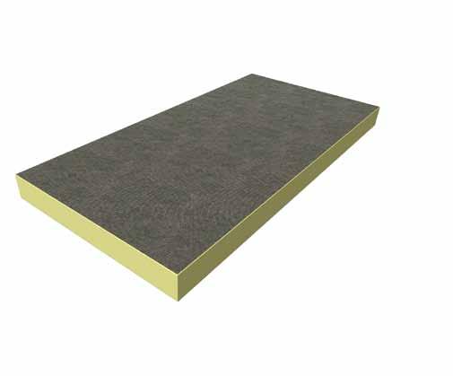 utherm Flat Roof PIR BG tapered λ 0,025-0,027 W/mK UTHERM Flat Roof PIR BG tapered is a high performance rigid PIR foam insulation board, manufactured with a slope of 15 and 20 mm.