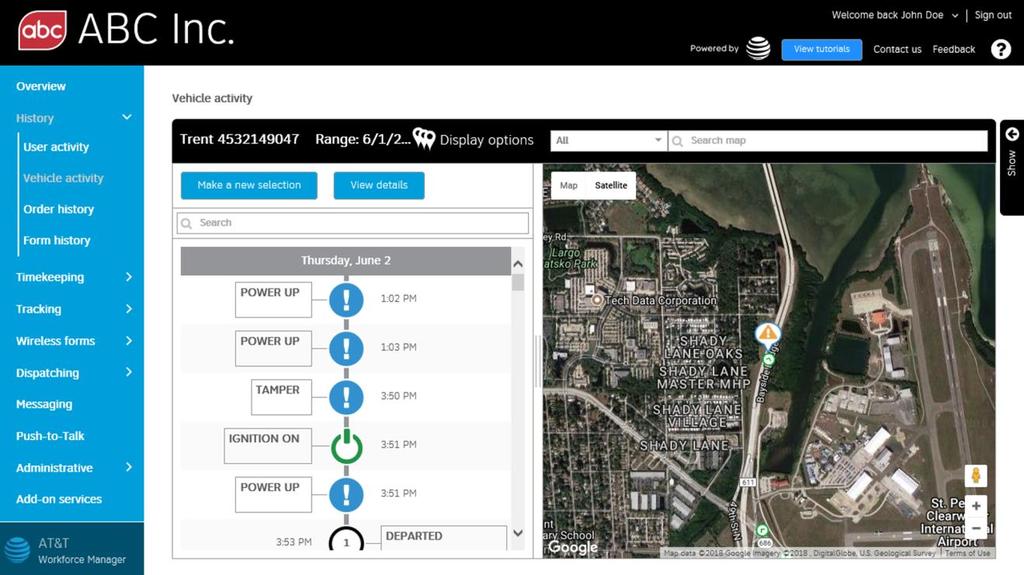 Single integrated portal: Keep tabs on people, vehicles, and mobile assets From live view, customers will be able to see all of their devices: