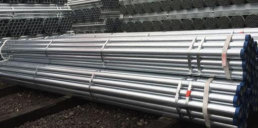 A 8 GALVANIZED PIPE (TEMPORARY): Schedule 40, galvanized steel pipe. Specifications shall conform to ASTM A-53 grade-a or latest revision thereof.