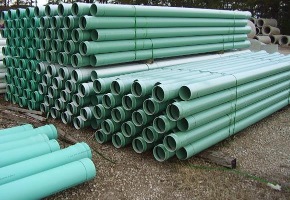 A 5.1 PVC PIPE (AWWA C-900) - SEWER (4 THRU 24 ): AWWA C-900 Polyvinyl Chloride, PVC, Pipe shall meet or exceed the performance specifications of: ASTM D1784, manufactured from compounds with cell