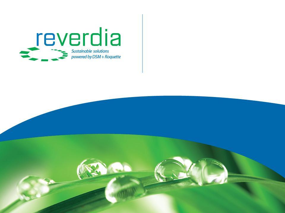 Reverdia: Reliable Biosuccinium Supply Building on