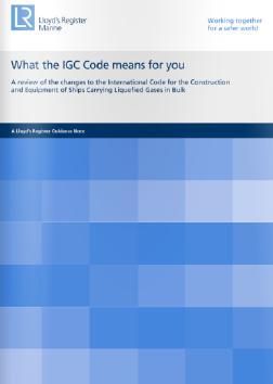 means for you (October 2015) What the IGC Code