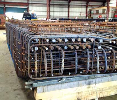 With Tekla software and Midland Steel undertaking the detailing, the rebar fabricator is in control of the programme of the deliveries of the schedules.