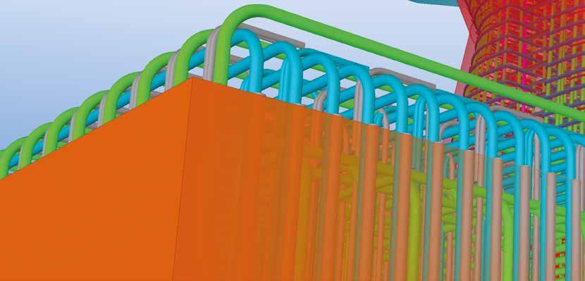London Bridge Pier (Midland Steel) ACCURATE INFORMATION DRIVES VALUE ENGINEERING For Midland Steel the use of Tekla software is in an effort to become more knowledgeable in all areas of its