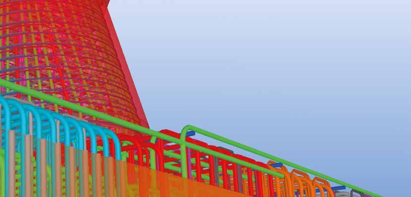 Now by using 3D model information from Tekla, they are able to move around the site with an ipad and read the elements they are about to fix, therefore becoming significantly more productive.