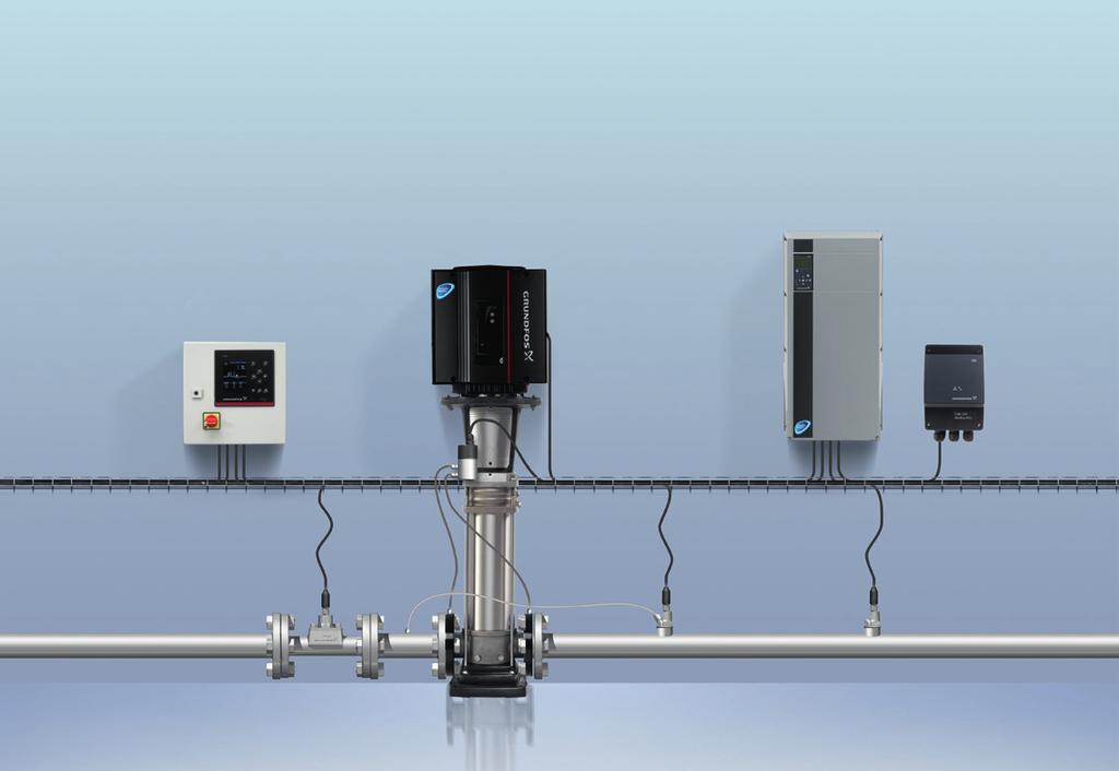 YOUR WEAPONS IN THE FIGHT FOR INTELLIGENCE COMPONENTS THAT FIT PRECISELY with YOUR NEEDS All components, which are part of Grundfos isolutions are designed to function optimally within your system.