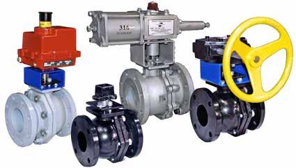 More Than Just a Valve American Valve offers a complete package of pneumatic, hydraulic and electric actuators, gear operators and operating nuts for the 4000 series.