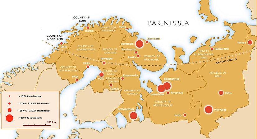 Oulu is closely linked to the Barents area- total