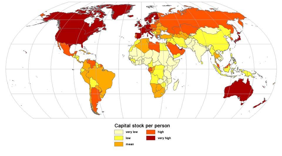 World Map of wealth