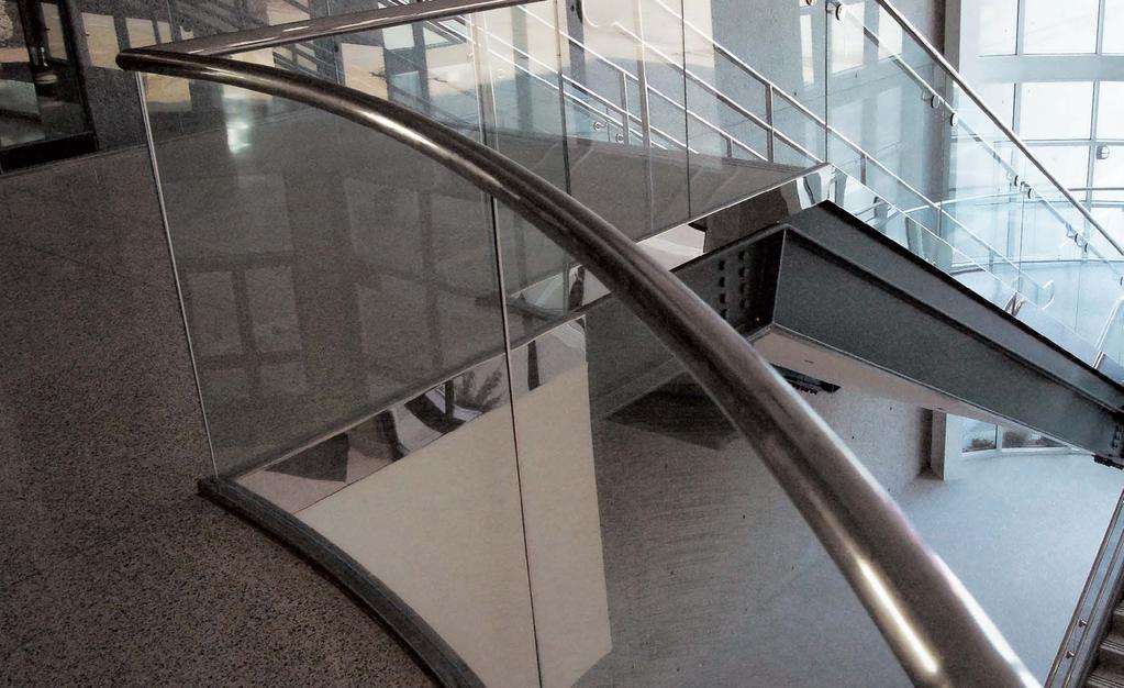 PANELGRIP THE CLEAR CHOICE PanelGrip is an aesthetically pleasing and cost effective dry-glaze glass railing system.