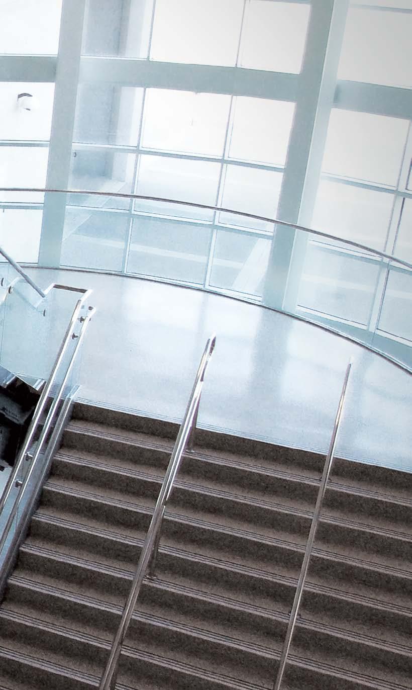 STYLE Customize the look of any space with a wide range of top rails, handrails and accessories built to