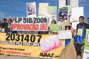 Avaaz & Brazil More than 20 legislative proposals were brought up by lawmakers in the Brazilian Congress to rescind regulations governing