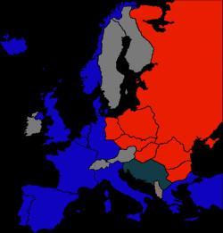Iron Curtain Following Germany s defeat, the Allies divided the country.