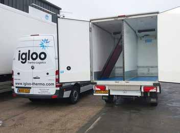 efficient delivery solutions. Solomon Commercials developed the new vehicles and has worked with Igloo since the Watford-based company first started.