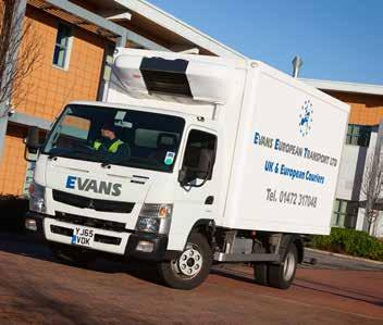 Cover story February 2016 4 Evans goes green with hybrid Evans European Transport is saving fuel and cutting its carbon emissions after commissioning its first diesel-electric truck, a Fuso Canter.