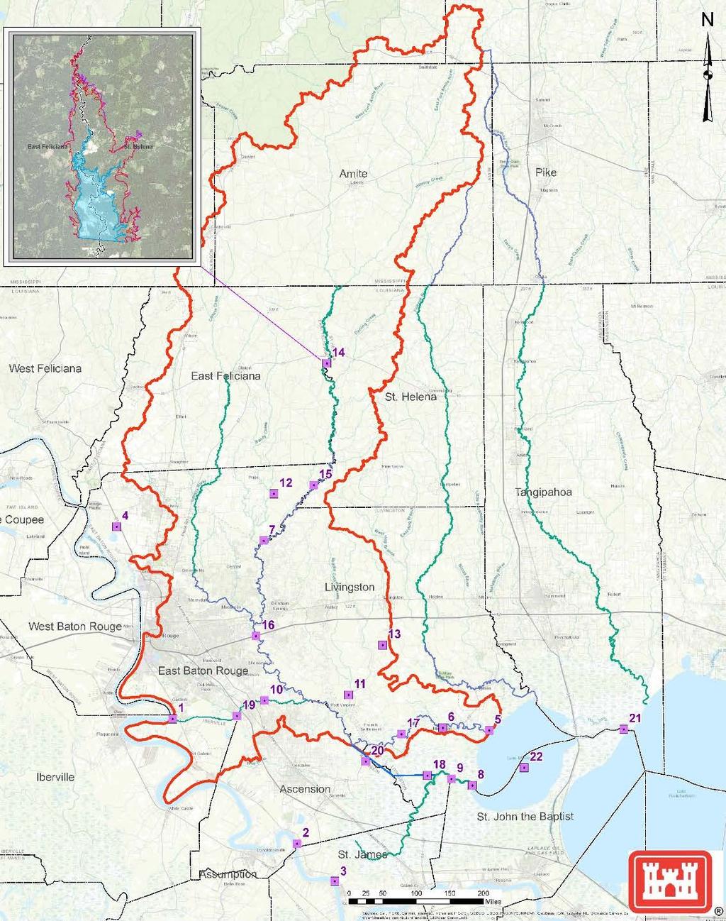 Dredging of Upper Amite River 21 Closures at Tidal Passes 8 Dredging of Outfall @ Blind River 22 Dredging of Lake Marpas 9 Dredging of Lower Blind River NAFlood warning/monitoring systems 10 Dredging