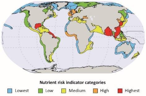 Mapping key risks: nutrients, polychlorinated biphenyls