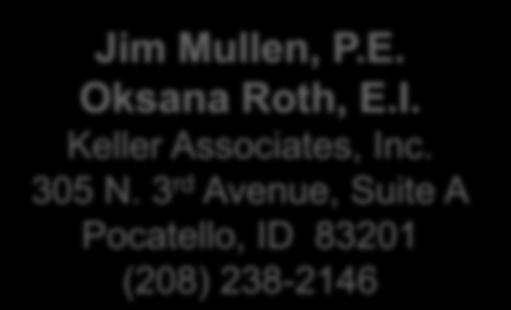 (208) 934-5669 Jim Mullen, P.E.