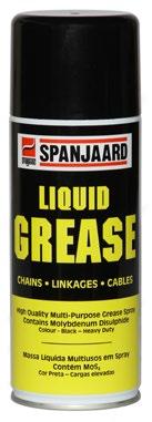 LIQUID GREASE LUBRICATING SWITCH CLEANER Penetrates like oil, lubricates like grease for chains, linkages and cables.