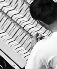 panelling, trapezoidal sheet metal or Alucubond > For acoustic purposes out of perforated