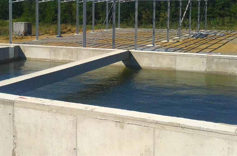 PURE BLK Pure-BLK technology was installed at municipal WWTP in Nagykálló, Hungary with the PE of 11 350) Field of application The specialty of the PURE-BLK technology is that after biodegradation in