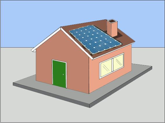 Most solar panels installed on houses in the last few years convert the energy of sunlight directly into electrical energy. These are photovoltaic cells.