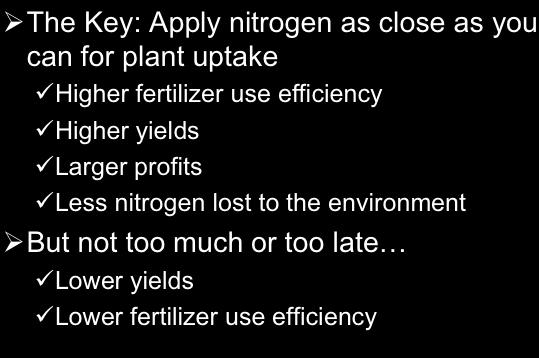 Ø The more time you give them, the more nitrogen microbes will consume and tie up in organic matter.