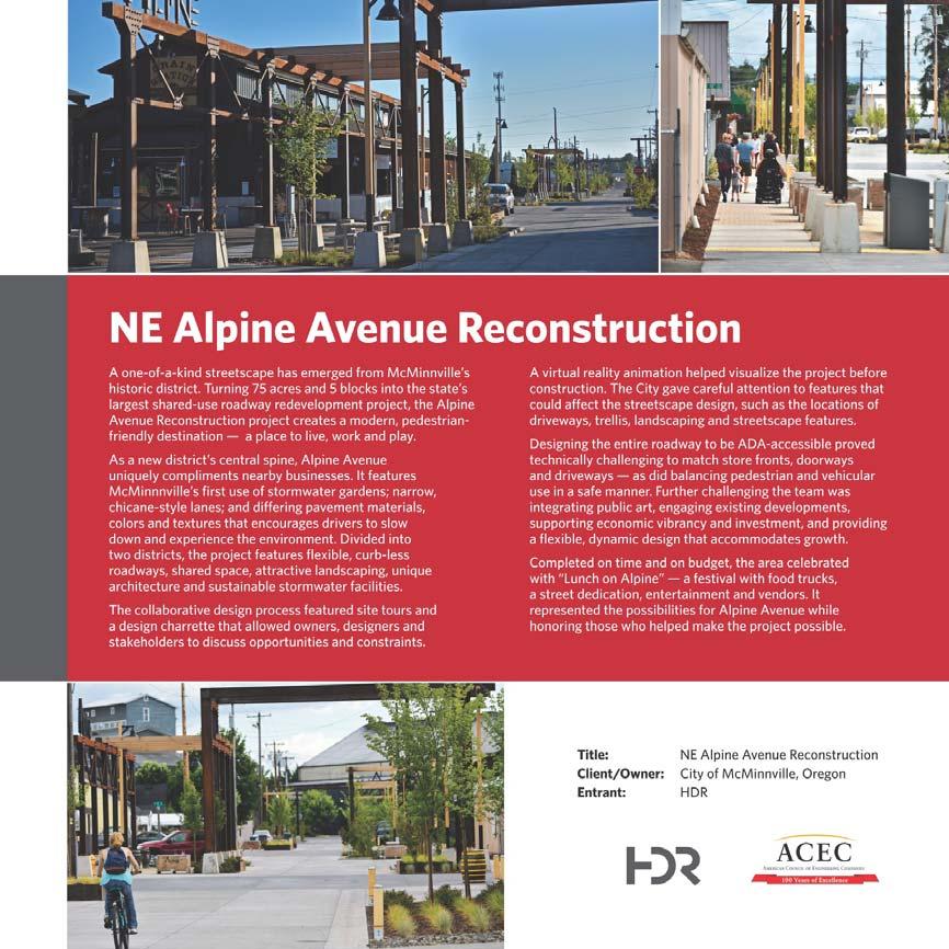 A one of a kind streetscape emerged from McMinnville s historic district, turning 75 acres of land into the state s