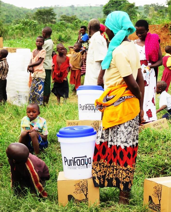 WATER FOR REFUGEES Uganda currently hosts over 512,966 refugees from surrounding countries. Many refugees stay in Uganda s camps for months or even years.