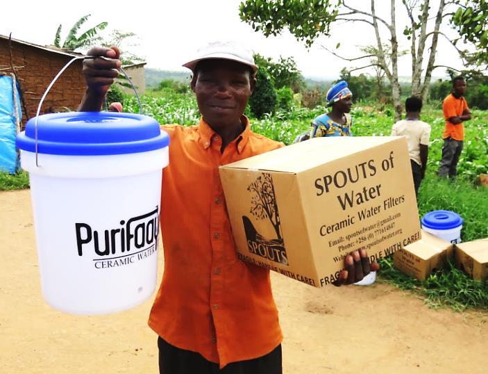 JOIN OUR MISSION SPOUTS has started a water revolution in Uganda, providing access to clean drinking water, one filter at a time.