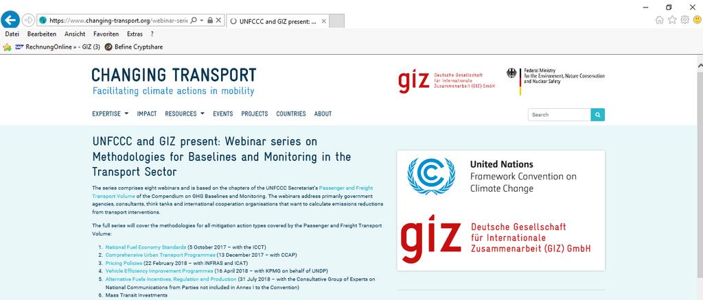 Missed our last webinars? Find all recordings on changing-transport.org Link: https://www.
