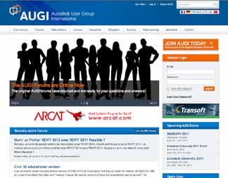 AUGI Internet Solutions Website AUGI.