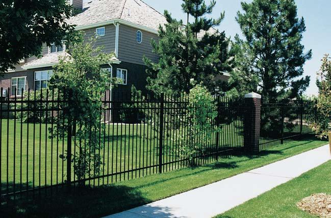 Aegis Ornamental Steel Residential Fencing Maintenance-Free PermaCoat Finish Over