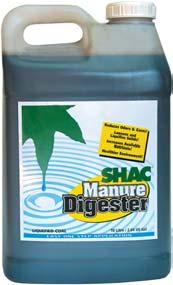 Decreases odors and aids manure management in livestock operations.
