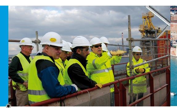 International The Adriatic LNG regasification Terminal is a first of its kind structure.