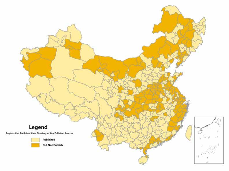 Figure 30: of Directories of Key Pollution-Discharging Entities Across China in 2015 2.