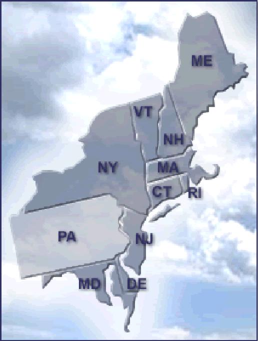 Demand for Transportation Fuels in Northeast/Mid-Atlantic States Together, eleven NE/MA states form the largest market for transportation fuels in the US: NE/MA population, 2010: 63 million 38