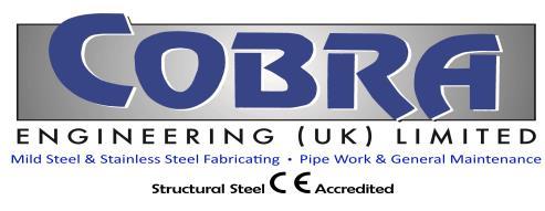 COBRA ENGINEERING UK LTD APPLICATION FORM For Office use only please leave blank if not already completed POSITION: CLOSING DATE: APPLICATION REFERENCE NUMBER: Please fill in the Application Form and