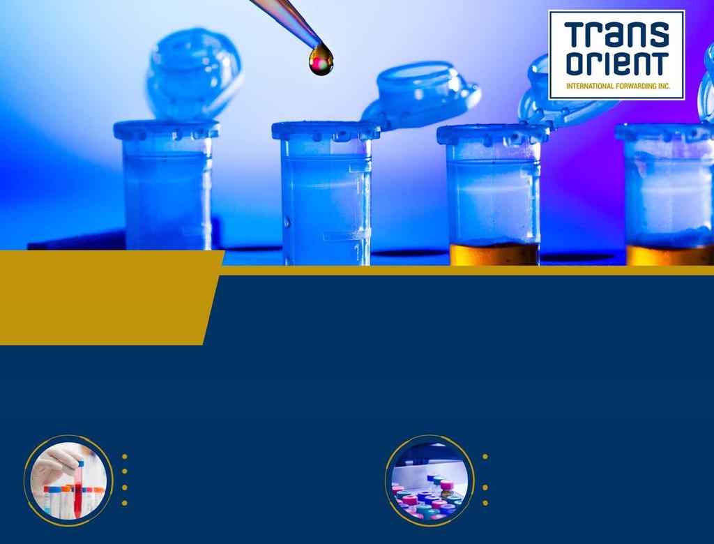 BIO-TRANS Complete range of logistics solutions for biopharmaceutical industry Covering all Turkey with direct representation DG handling with certified