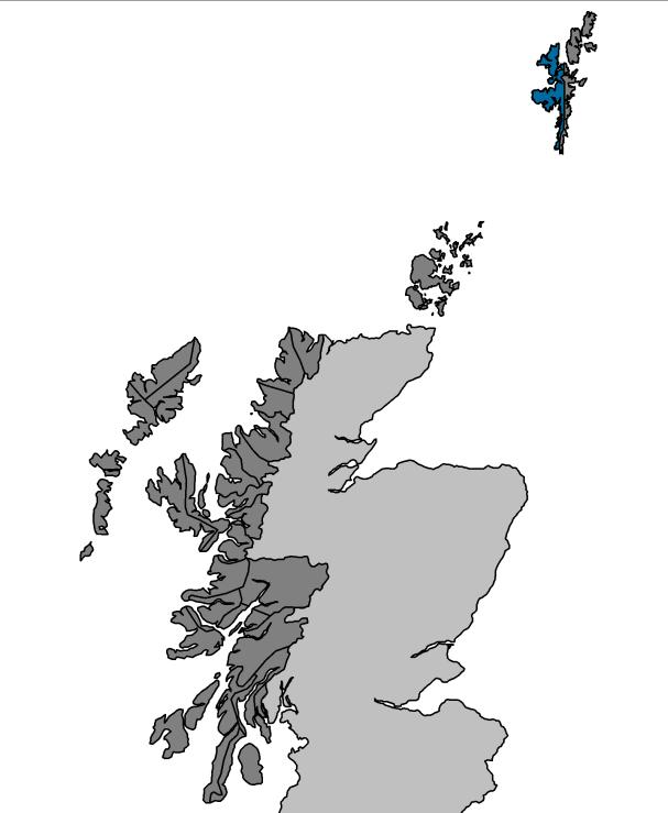 SHETLAND WEST IMPORTANT NOTE: THE FOLLOWING INFORMATION SHOULD BE READ IN CONJUNCTION WITH THE EXPLANATORY NOTES AND REPORTING REGION MAP.