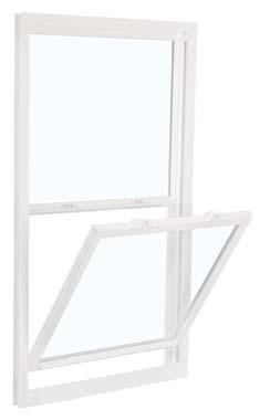 SERIES 8100 SINGLE HUNG WINDOWS EXCEPTIONAL VALUE + COLOR OPTIONS ** White Almond Atrium Series 8100 single hung windows offer an exceptional value, with outstanding strength, energy efficiency and