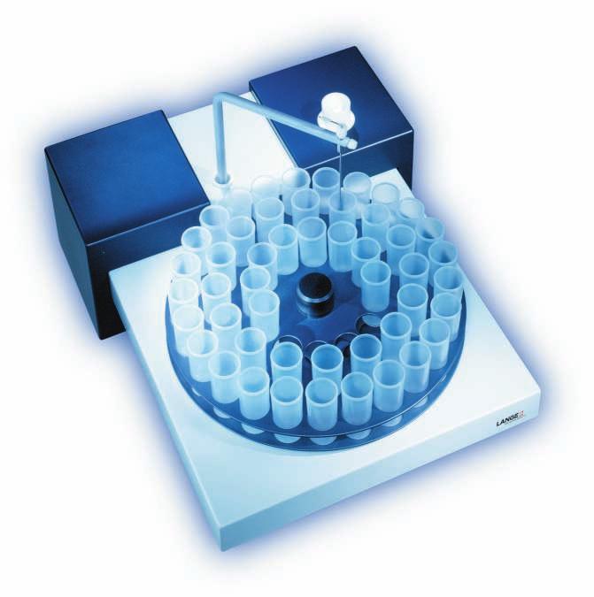 PRACTICE REPORT LABORATORY AUTOMATION GANIMEDE Automation in the operations lab: From cuvette test to GANIMEDE Water quality cards from the past 15 years clearly illustrate the impressive progress