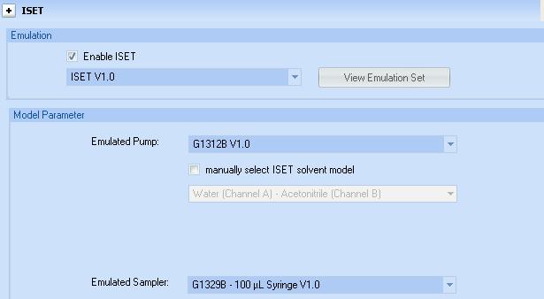 In the next experiment, the ISET function was enabled through the pump method screen of the software, (Figure 3).