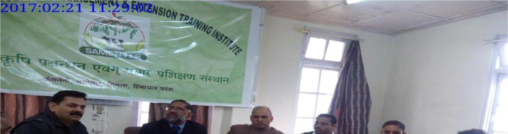 In one of the training programme organized for farmer group