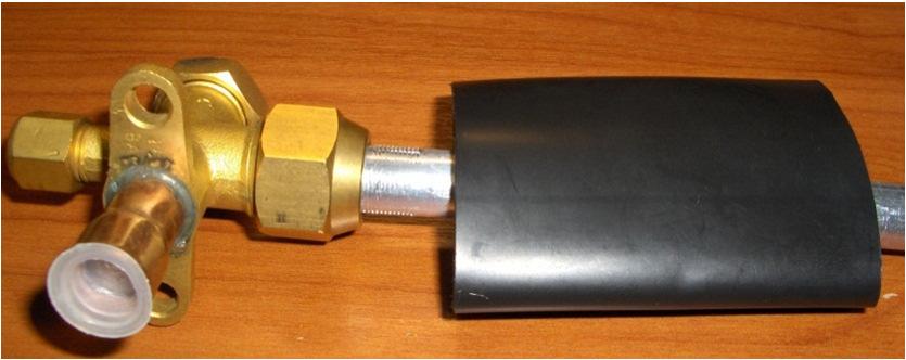 inserting of standardized brass nut