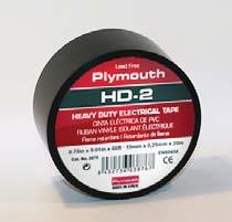 HD 2 (Heavy Duty Electrical Tape) A 10 mil (0,25mm) heavy duty, general purpose, pressure sensitive vinyl tape for all types of mechanical and electrical applications.