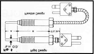 1) have shown the following errors with bayonet-type thermocouples: Air drafts caused by open doors and windows, air circulating around heated cylinders and cooling air caused errors of up to 90 F in